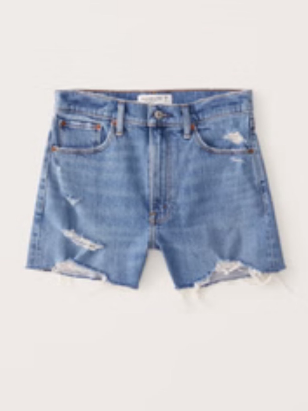 Abercrombie & Fitch High Rise Mom Shorts - 4 inch - Picture 2 of 7